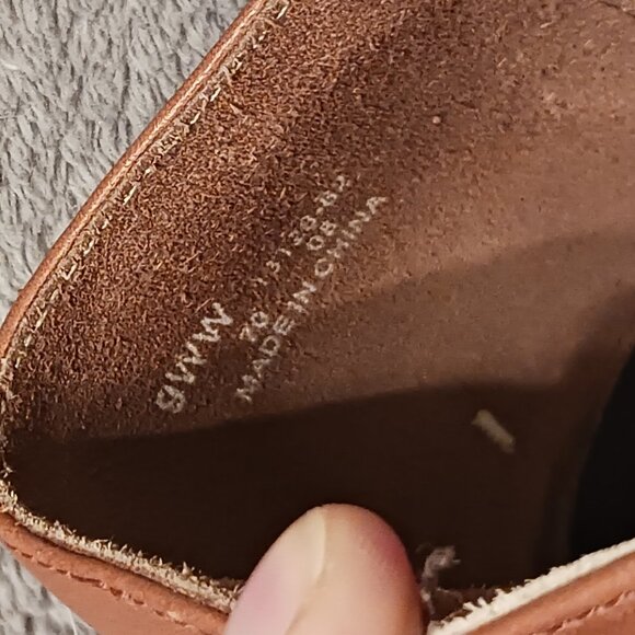 Vintage 90s Drew Shoe Women’s Arlene Tan Casual Leather Loafers 9WW - Picture 7 of 13